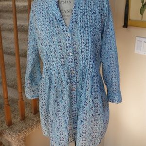 Rock,Flower, Paper Brand Light BlueTop